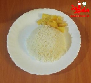 برنج کته قالبی 