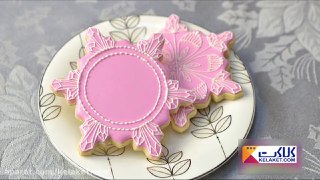 تزیین با رویال آیسینگ دانه های برف