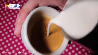 تزیین قهوه لاته بخش دهم
