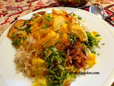 تصویر شیرین پلو با مرغ