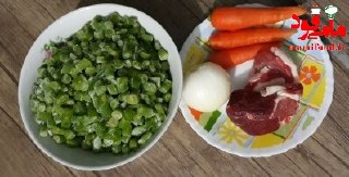 خوراک لوبیا سبز