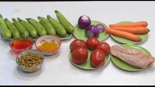خوراک کدو سبز