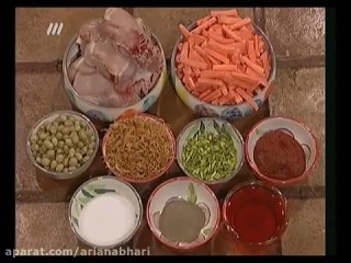 خورش هویج و پسته سمنانی