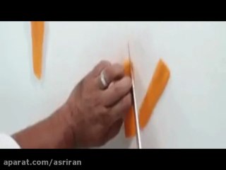 روش صحیح بین المللی و سریع خرد و اسلایس کردن هویج