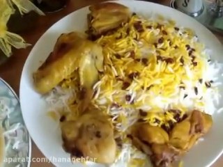 زرشک پلو با مرغ