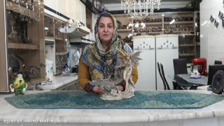 زیره پلو کرمان با مرغ بصورت کته