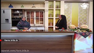 سالاد مخصوص سیب و بروکلی شیراز