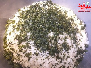 سبزی پلو
