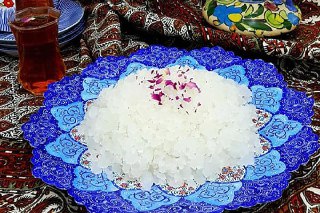 عکس حلوا نشاسته بهبهانی