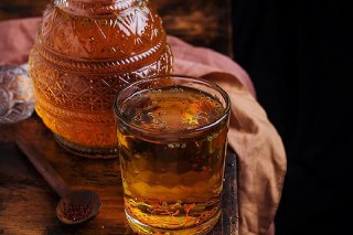 عکس شربت زعفران بسیار خوشمزه