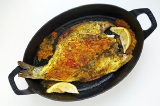 عکس ماهی در فر