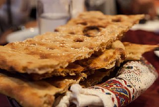 عکس نان سنگک خانگی شاخص