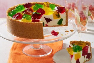 عکس چیز کیک ژله ای