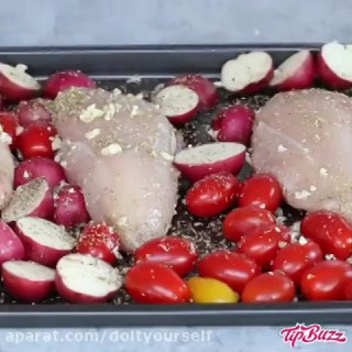 غذایی متفاوت با سینه مرغ و