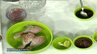 مرغ با سس انار