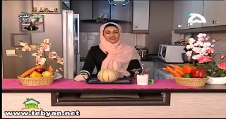 میوه آرایی با طالبی خانم شیخی