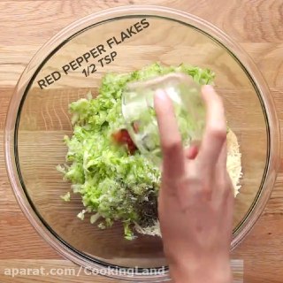 یک عصرونه عالی با پیتزا کدو سبز